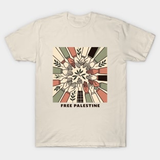 Free Palestine - Unity in Solidarity T-Shirt